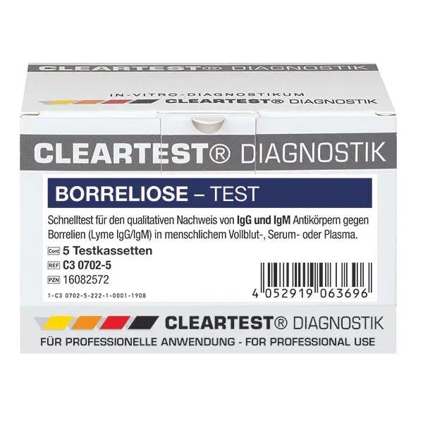 Cleartest Schnelltest - Nachweis von Borreliose, Ergebnis in 10 Minuten Produktbild Web Groß Detailbild 1 L