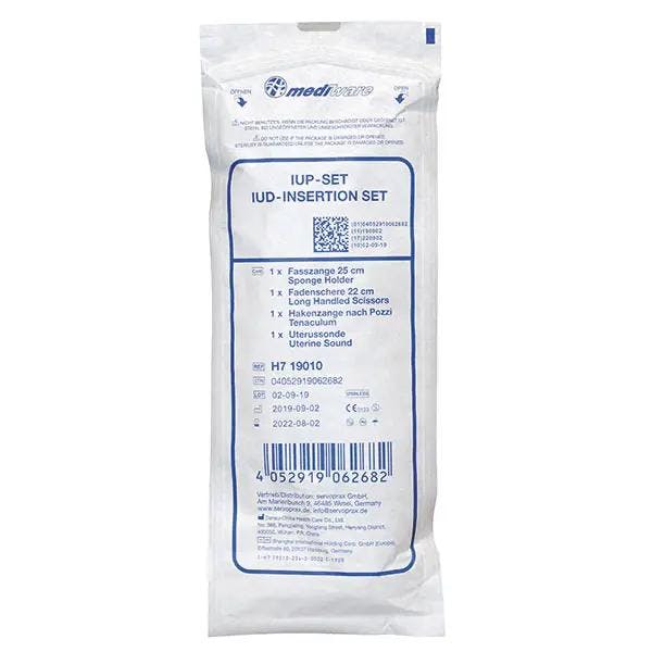 Mediware IUP-Set - Einbringen und Entfernen von Intrauterinpessaren, Einmalgebrauch Steril Produktbild Web Groß Detailbild 1 L