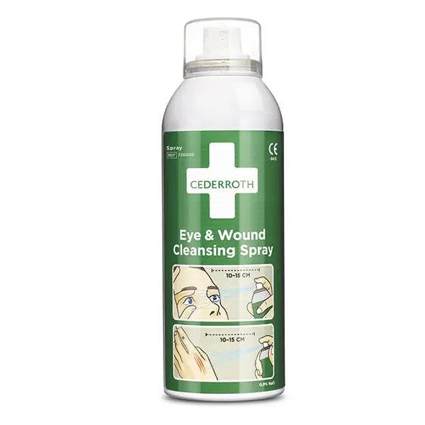 Cederroth Wund- und Augenspray - Sterile Kochsalzlösung (0,9 % NaCl), 150 ml Sprühflasche Produktbild