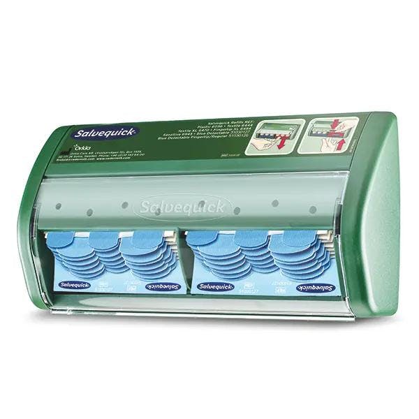 Salvequick Pflasterspender Blue Detectable - sicher, auch für Lebensmittelbranche geeignet Produktbild Web Groß Detailbild 1 L