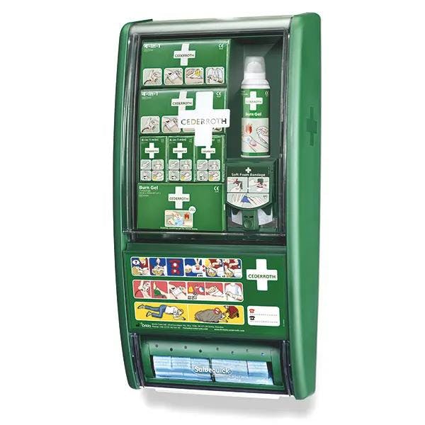 Cederroth First Aid & Burn Station - zur Schnitt- und Brandwundenversorgung, 14-teilig Produktbild Web Groß Detailbild 3 L