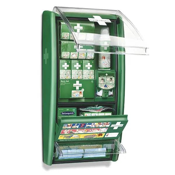 Cederroth First Aid & Burn Station - zur Schnitt- und Brandwundenversorgung, 14-teilig Produktbild Web Groß Detailbild 2 L