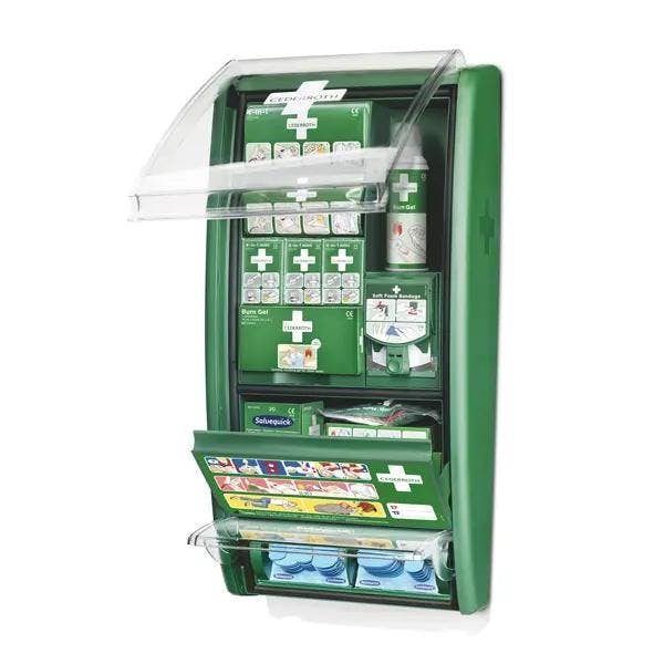 Cederroth First Aid & Burn Station - zur Schnitt- und Brandwundenversorgung, 14-teilig Produktbild Web Groß Detailbild 1 L