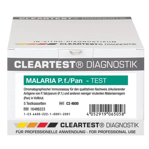 Cleartest Malaria P.f. / Pan - aus menschlichem Blut, qualitatives Ergebnis in 10 Minuten Produktbild