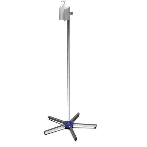 Hygienestation Light - Ständer inkl. Halterung für Desinfektionsmittel, aus Edelstahl Produktbild Print Hauptbild L