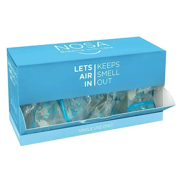 NOSA - Nasenstöpsel für Geruchsschutz, diskretes Design, mit Mentholduft, hypoallergen Produktbild Web Groß Detailbild 1 L
