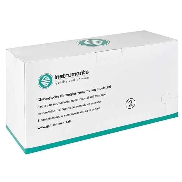 Nadelhalter nach Mayo-Hegar - Steril verpacktes Einmalinstrument aus Metall Produktbild Web Groß Detailbild 1 L