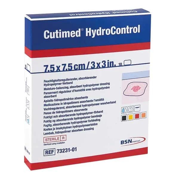 Cutimed HydroControl -  absorbierender Hydropolymerverband, steril, flexible Porenstruktur Produktbild