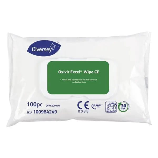 Oxivir Excel Wipe - Desinfektionstücher zur Desinfektion verschiedener Oberflächen Produktbild