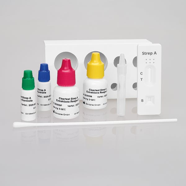 Cleartest light Strep-A Kassettentest - Zum Nachweis von Gruppe A Streptococcus Antigenen Produktbild