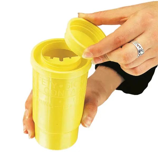 SERVOBOX Abfallsysteme Eco line  - verschiedene Modelle für Kanülen und Spritzen Produktbild Web Groß Detailbild 1 L