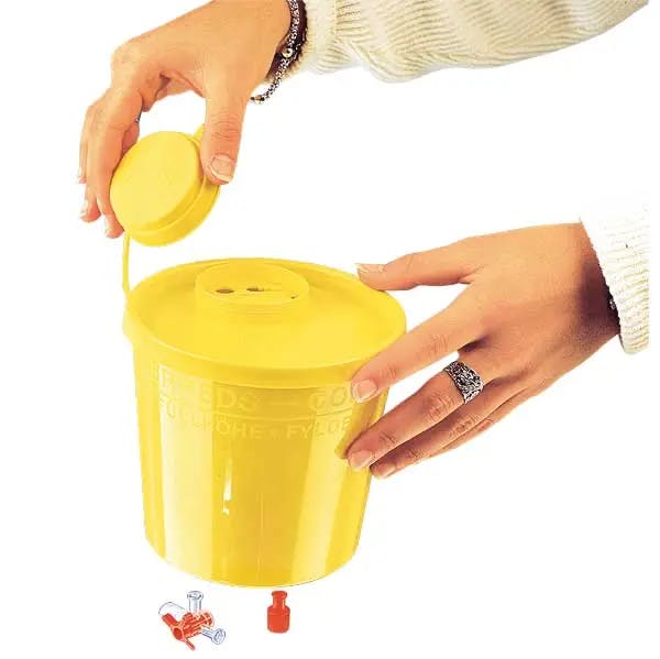 SERVOBOX Abfallsysteme Eco line  - verschiedene Modelle für Kanülen und Spritzen Produktbild Web Groß Detailbild 2 L