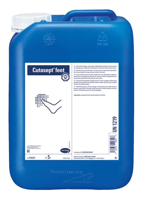 Cutasept Feet - Fußspray - Vitale Fußpflege und Fußpilzprophylaxe Produktbild Web Groß Detailbild 2 L