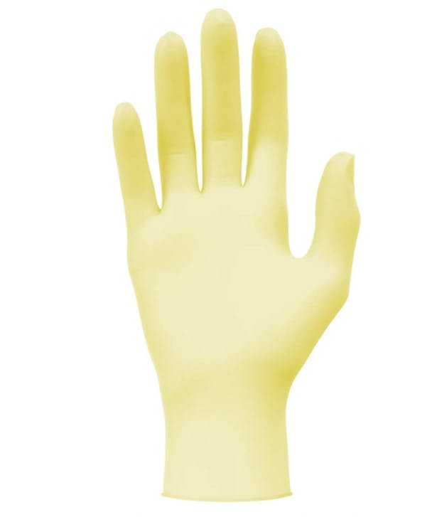 Gentle Skin sensitiv, unsteril - Puderfreie Latex-Untersuchungshandschuhe Produktbild Web Groß Detailbild 2 L