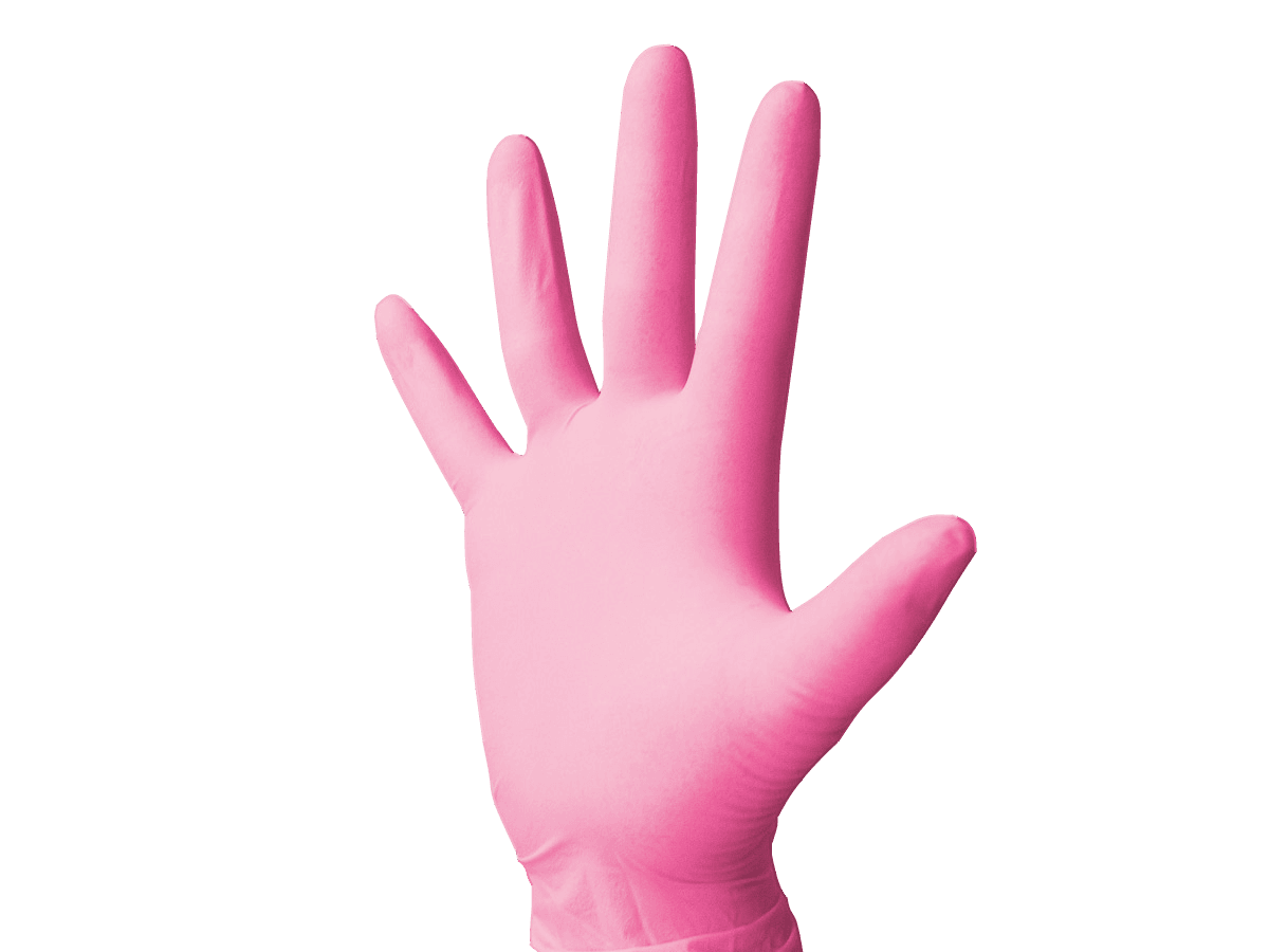Monoart Einmalhandschuhe Latex - Unsterile Untersuchungshandschuhe, puderfrei Produktbild Web Groß Detailbild 3 L