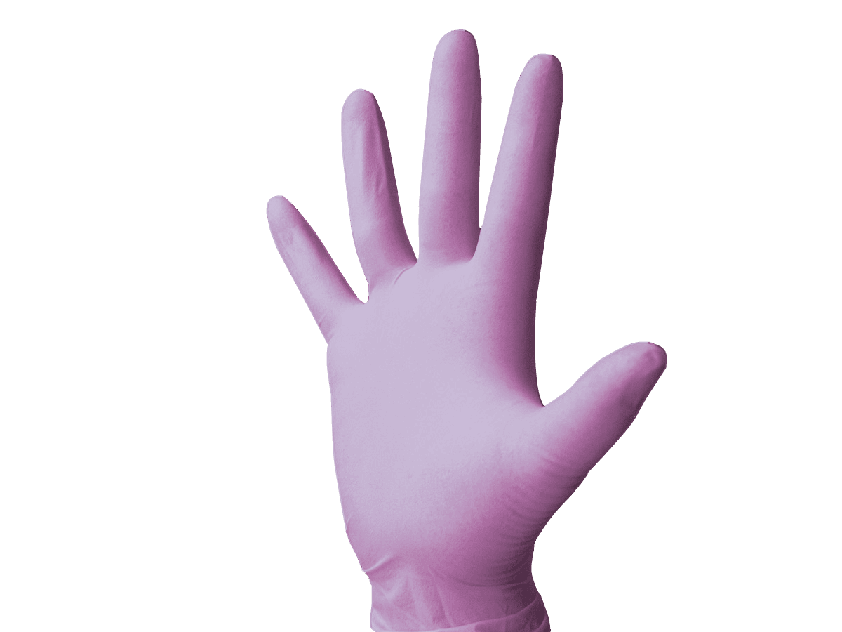 Monoart Einmalhandschuhe Latex - Unsterile Untersuchungshandschuhe, puderfrei Produktbild Web Groß Detailbild 4 L