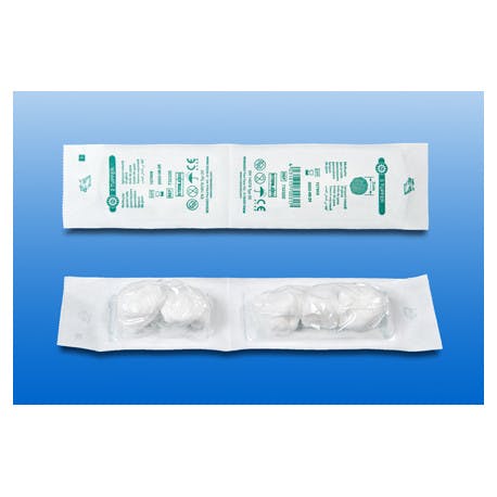 Noba-Mulltupfer, Steril-Set - Pflaumengroß Ø 3cm in weicher Tiefziehfolie Produktbild Web Groß Detailbild 2 L