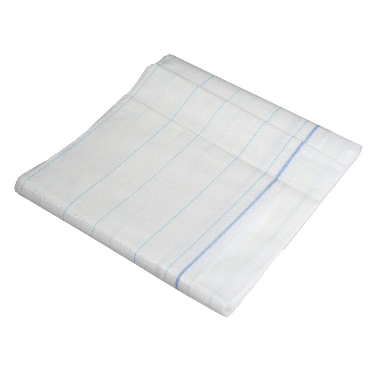 Unisan Nässeschutzunterlage 1lagig - 80 x 210 cm, 200 Stück, Tissue weiß Produktbild