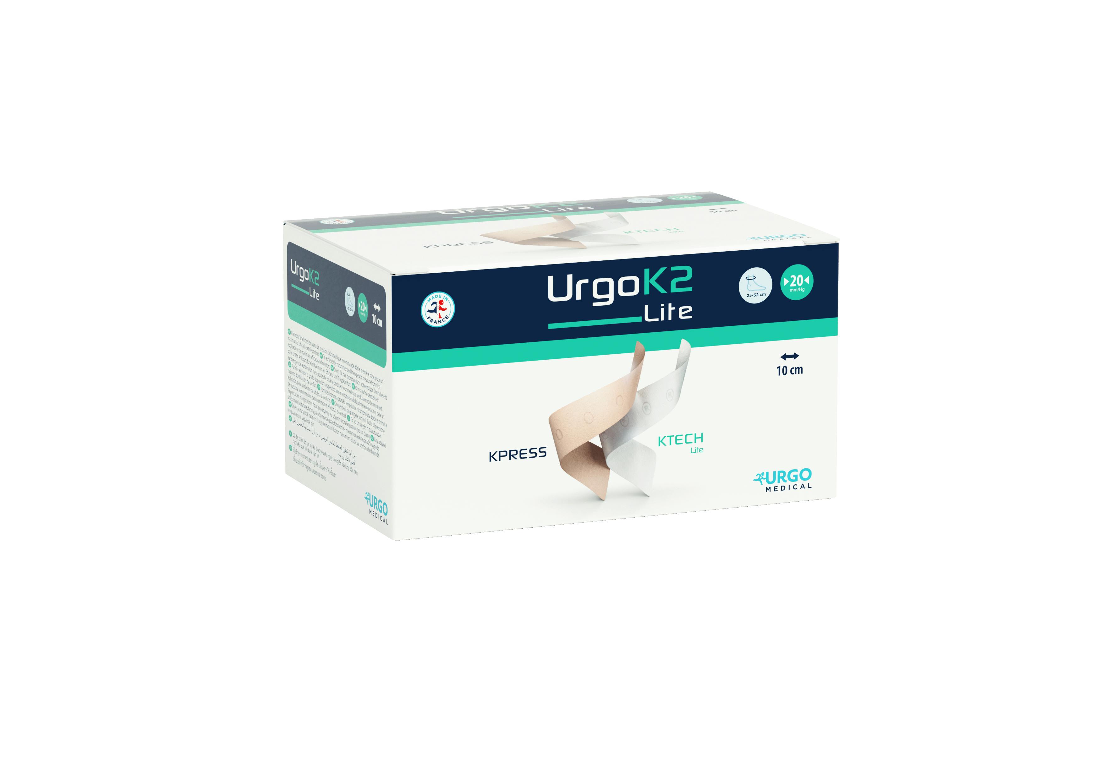 UrgoK2 lite - Knöchelumfang 18-25 cm oder 25-32 cm, Zweikomponenten-Kurz-Langzugbinde Produktbild