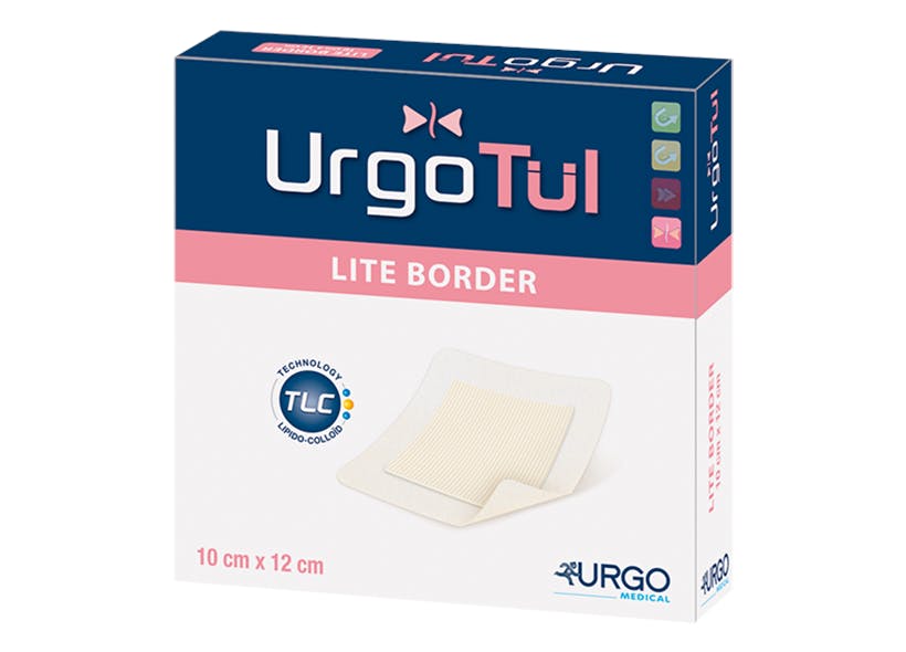 UrgoTül Lite Border - Selbsthaftender Gitternetzverband Produktbild