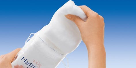 Watte in Zickzack-Lagen - 100% Baumwolle Produktbild Web Groß Detailbild 1 L