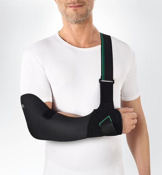 Cellacare Gilchrist Sling Classic - Schultergelenkorthese, schwarz/grün Produktbild