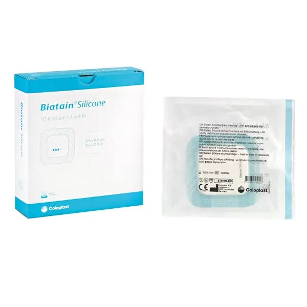 Coloplast Biatain Silicone Schaumverband - hochabsorbierend, weich, flexibel Produktbild Print Hauptbild L