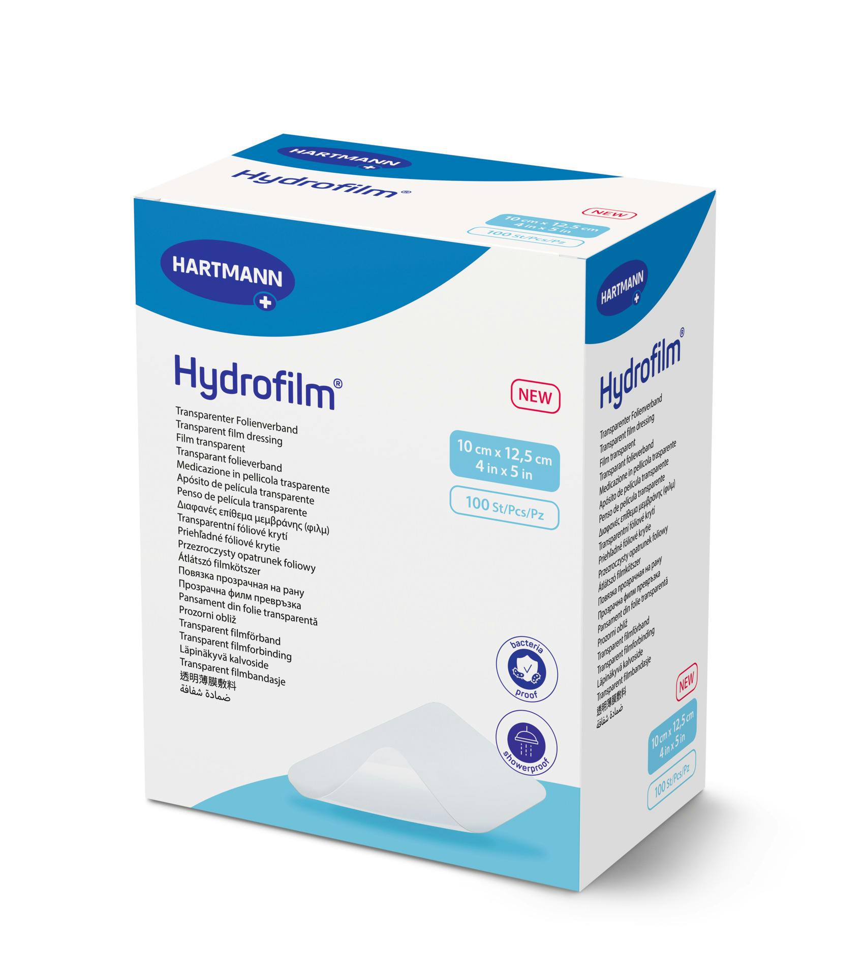 Hydrofilm - Steriler Transparenter Folienverband, keim- und wasserdicht, hautfreundlich Produktbild Web Groß Detailbild 1 L
