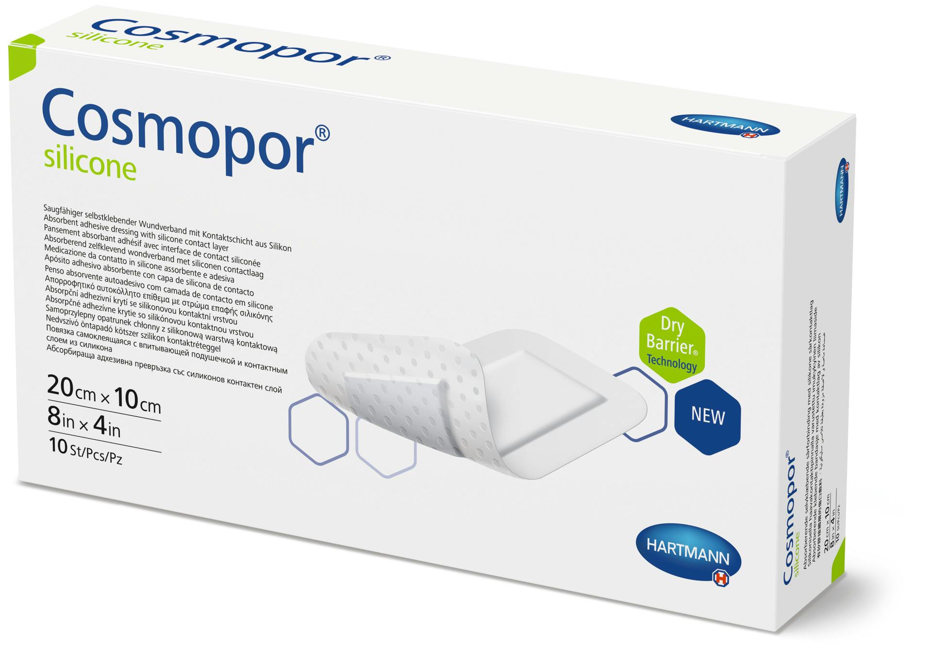 Hartmann Cosmopor Silicone - Steriler Wundschnellverband mit Silikon-Haftschicht Produktbild Web Groß Detailbild 2 L