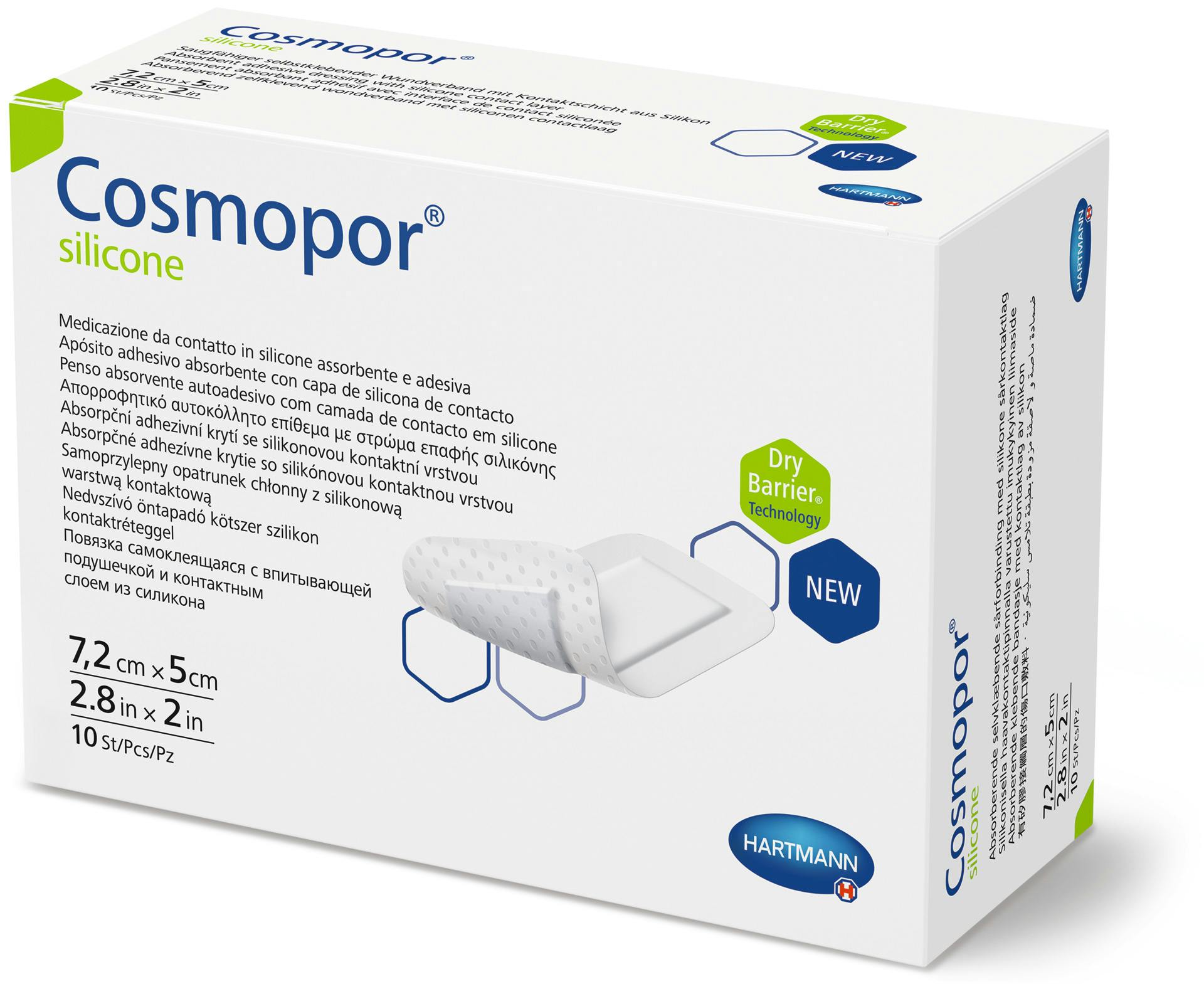 Cosmopor Silicone - Steriler Wundschnellverband mit Silikon-Haftschicht Produktbild Web Groß Detailbild 4 L