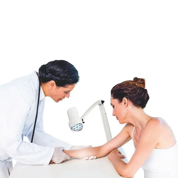 Derungs Halux N50-1 P SX - Untersuchungsleuchte  mit Flexarm, nicht dimmbar Produktbild Web Groß Detailbild 2 L