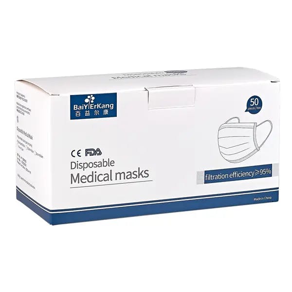 Mund-Nasenschutzmasken 3-lagig Produktbild