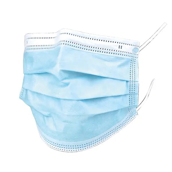 Mund-Nasenschutzmasken 3-lagig Produktbild Web Groß Detailbild 1 L
