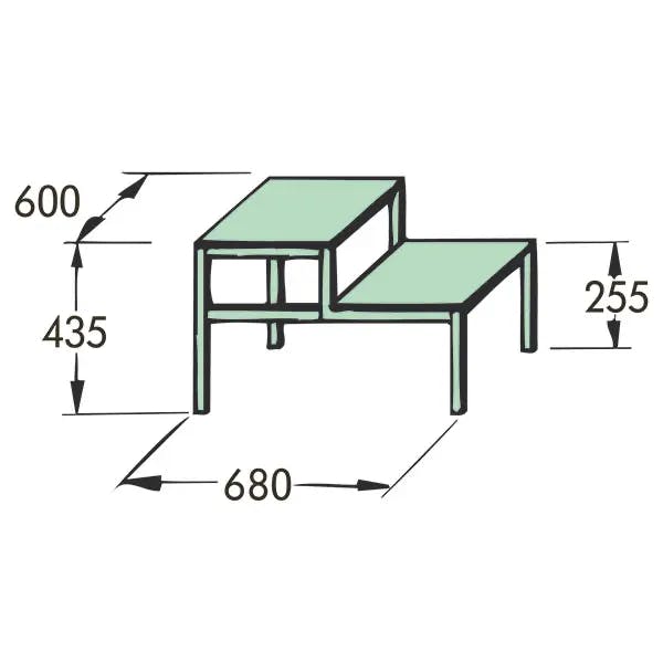 2-Stufen-Auftritt Produktbild Web Groß Detailbild 1 L