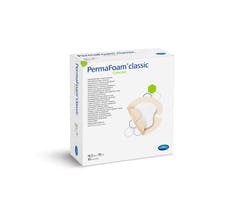 Hartmann PermaFoam Classic Concave - hydrophiler Polymer-Schaumstoffverband mit Kleberand Produktbild