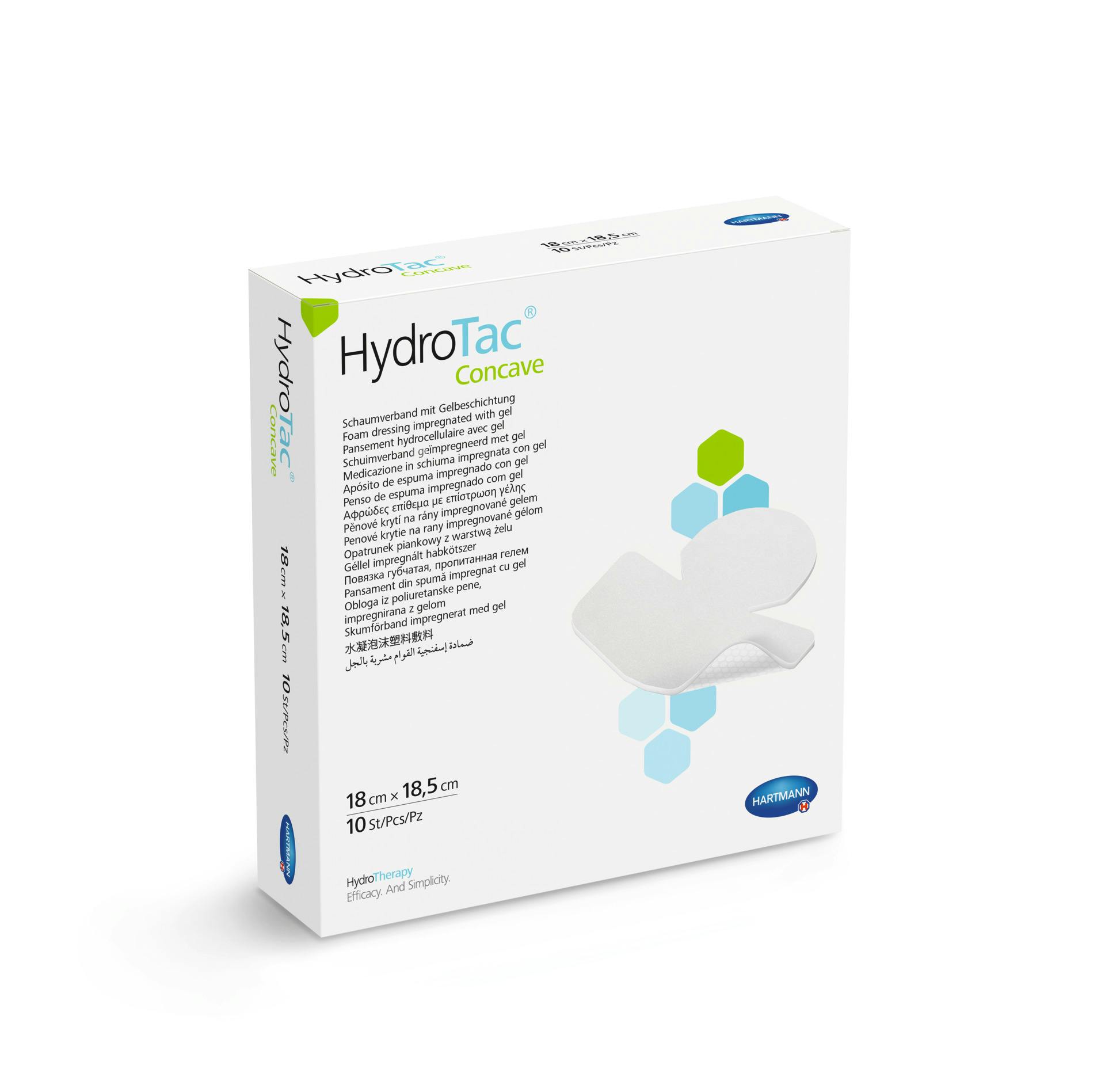 HydroTac Concave - Schaumstoffverband 18 x 18,5 cm Produktbild