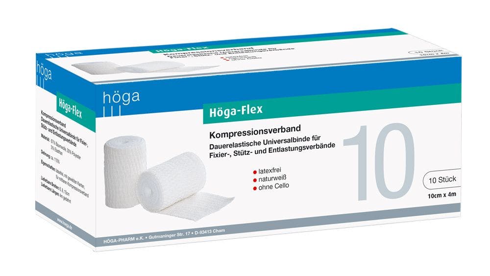HÖGA-FLEX Binden - Dauerelastische Universalbinden, 10 Stück Produktbild Web Groß Detailbild 2 L