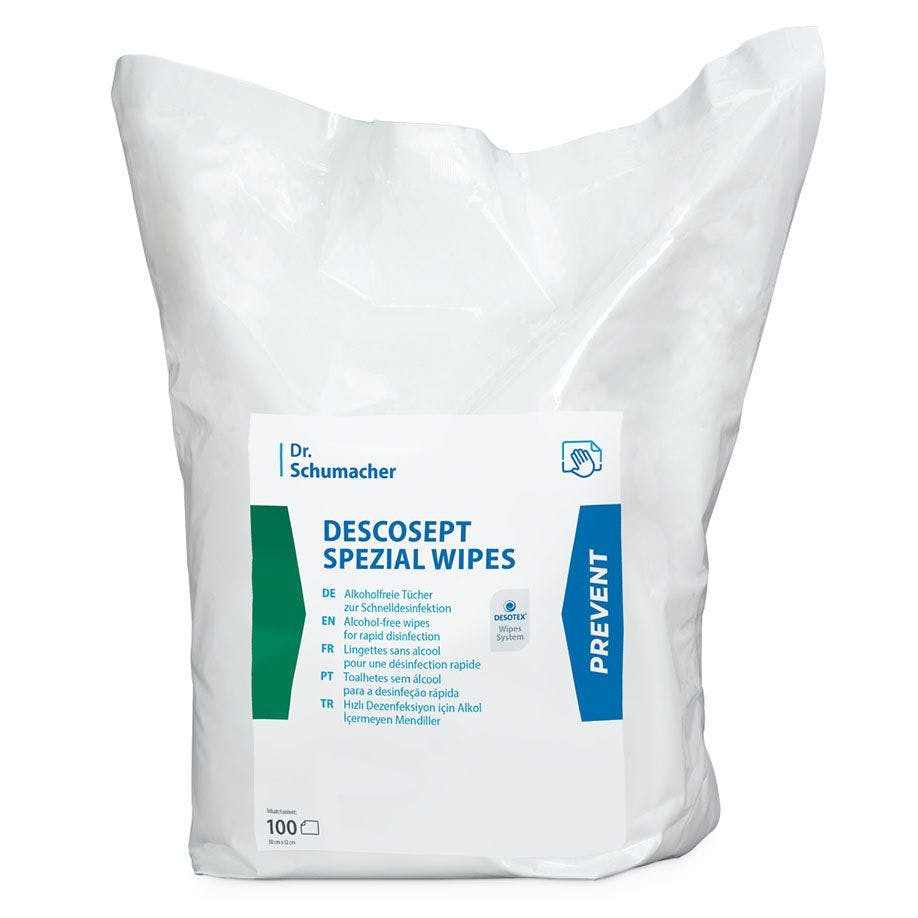 Descosept Spezial Wipes - Desinfektionstücher im Nachfüllpack, alkoholfrei Produktbild