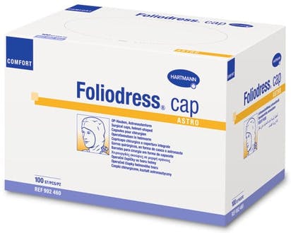 Foliodress Cap Comfort Apart - Hochwertige OP-Hauben Produktbild