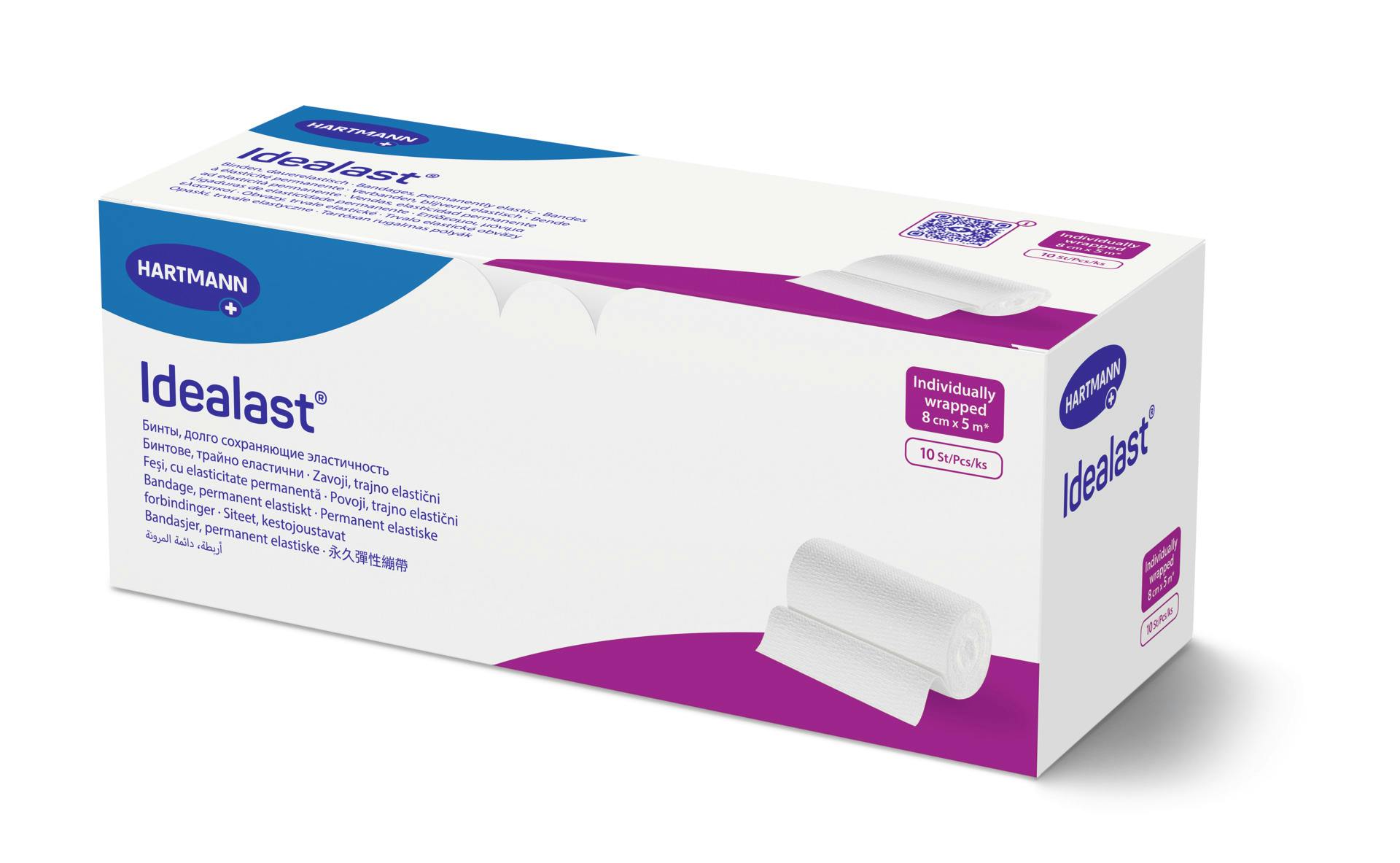 Idealast Binde - Dauerelastisch, Waschbar, 85% Dehnbarkeit, Baumwoll - Mix Produktbild Print Hauptbild L