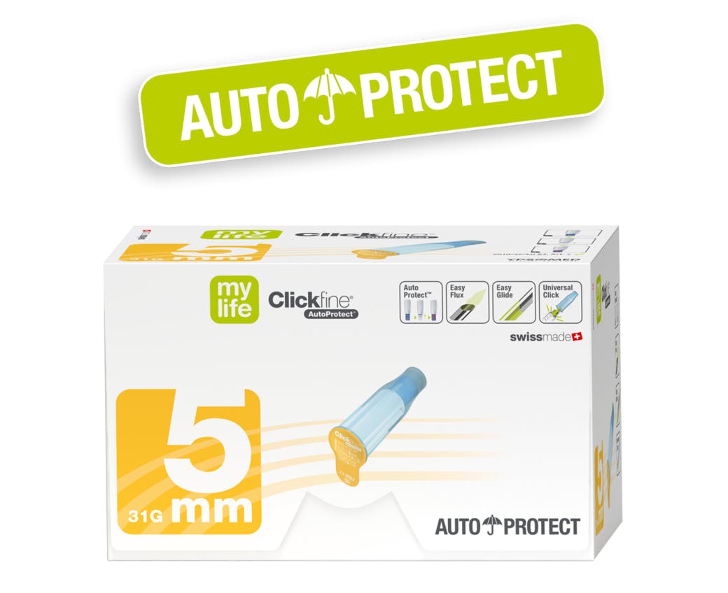 mylife Clickfine AutoProtect Pen-Nadel - Mit allen gängigen Injektionspens kompatibel Produktbild Web Groß Detailbild 1 L