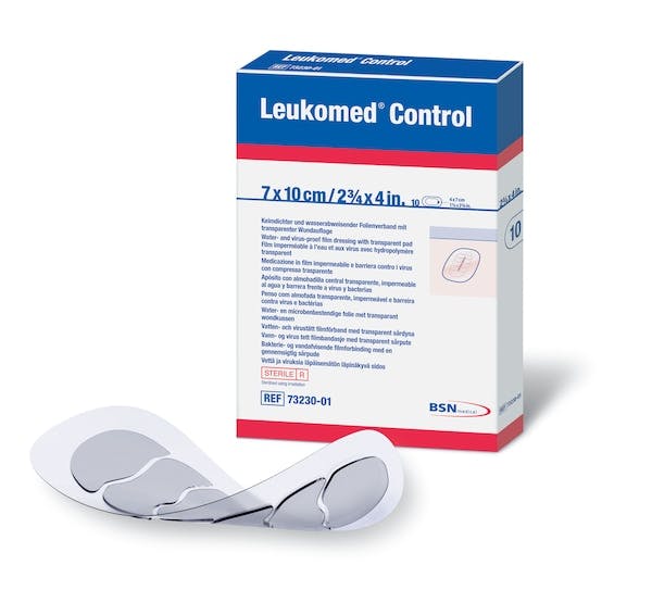 Leukomed Control - Steriler Wundverband, Transparentes Pflaster mit Gel-Inseln Produktbild