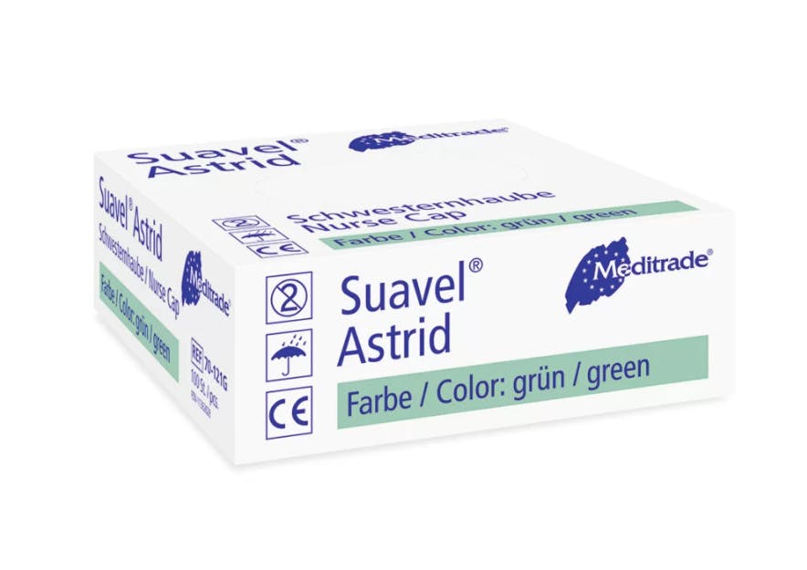Universelle Baretthaube "Suavel Astrid" - Unsteril, Atmungsaktiv, 100 Stück Produktbild Web Groß Detailbild 3 L