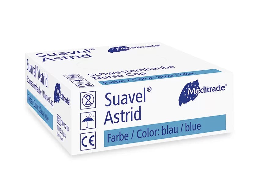 Universelle Baretthaube "Suavel Astrid" - Unsteril, Atmungsaktiv, 100 Stück Produktbild Web Groß Detailbild 2 L