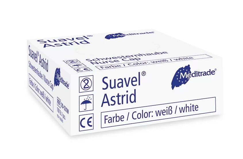 Universelle Baretthaube "Suavel Astrid" - Unsteril, Atmungsaktiv, 100 Stück Produktbild Web Groß Detailbild 1 L