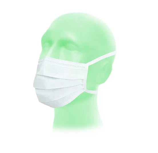 OP-Gesichtsmasken Sensima - Für Allergiker geeignet, Zum Binden, Einmalgebrauch Produktbild Web Groß Detailbild 1 L