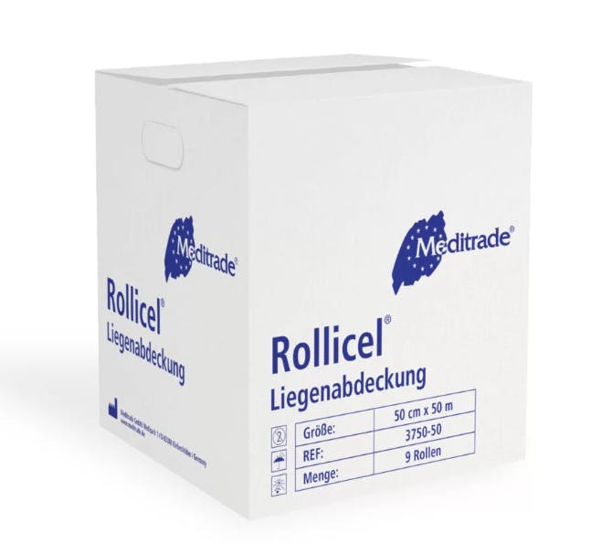 Ärztekrepp Rollicel - Liegenabdeckung, Länge 50 m, 2-lagig Produktbild Web Groß Detailbild 1 L