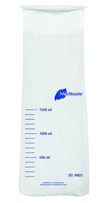 BaSickBag - Spuckbeutel zur Einmalverwendung bei Übelkeit, Volumen 1500 ml, 25 Stück Produktbild Web Groß Detailbild 1 L