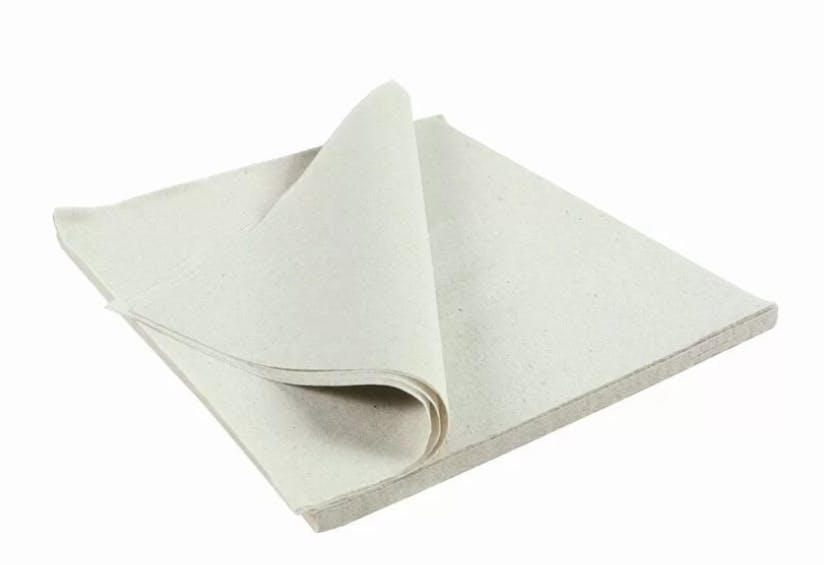 Lagenzellstoff - 20x30 cm, ungebleicht aus 100% Recycling–Zellstoff, lose Lagen Produktbild