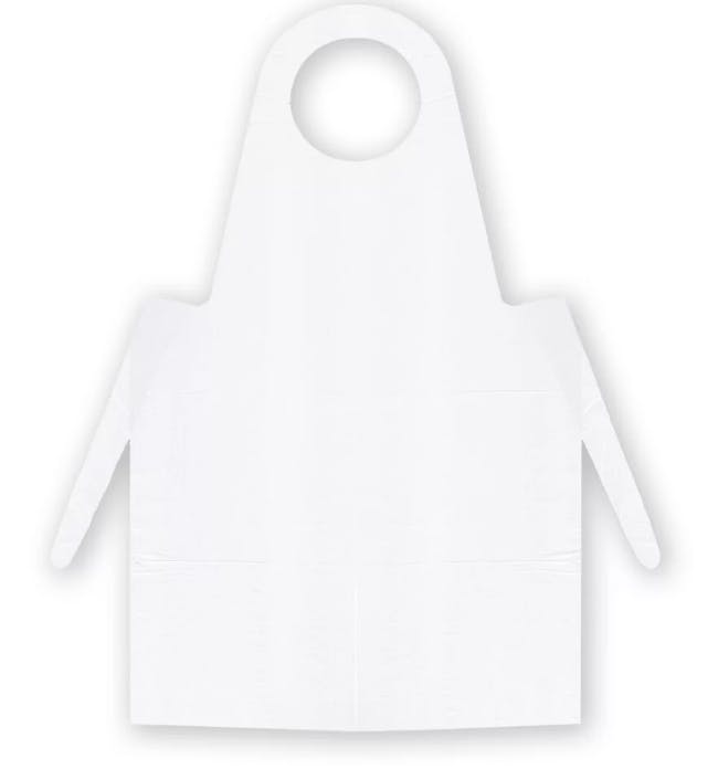 PE-Einmalschürzen - Mit Verschlussbändern an der Taille, Strapazierfähig, Unsteril Produktbild Web Groß Detailbild 1 L